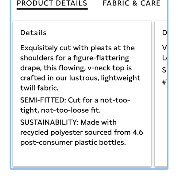 Banana Republic Long Sleeve Blouse Size XS - Picture 7 of 9